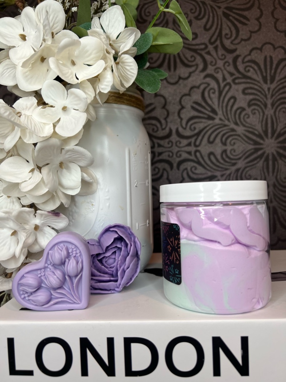 Gift Set - AMINNAH Fireworks Whipped Body Butter & Goats Milk Soaps - Picture 4 of 4